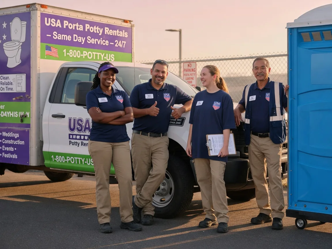 Porta Potty Rental company in Hunters, WA